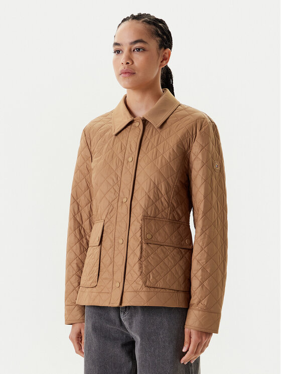 Tommy Hilfiger Tommy Hilfiger Übergangsjacke WW0WW45641 Braun Regular Fit