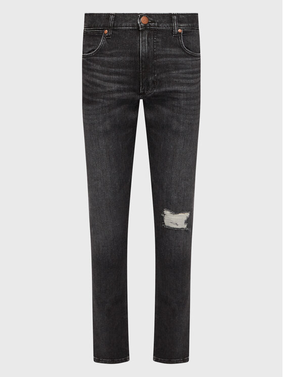 Wrangler Wrangler Jeansy Larston 812 W18S8912V 112324512 Czarny Slim Tapered Fit