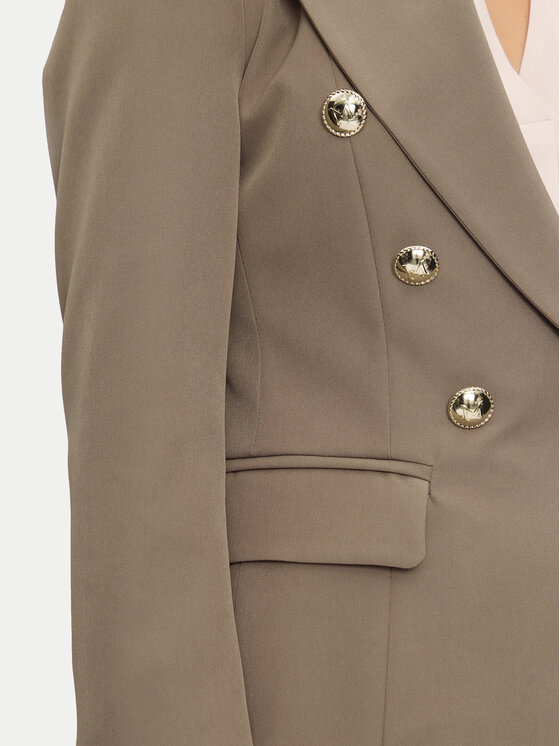 Maryley Maryley Giacca da abito 24IB139/43WO Marrone Regular Fit