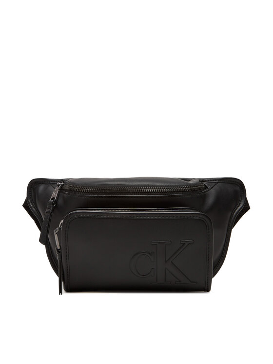 Calvin Klein Calvin Klein Jostas soma Sculpted Impression Waistbag 38 LV04G3160G Melns