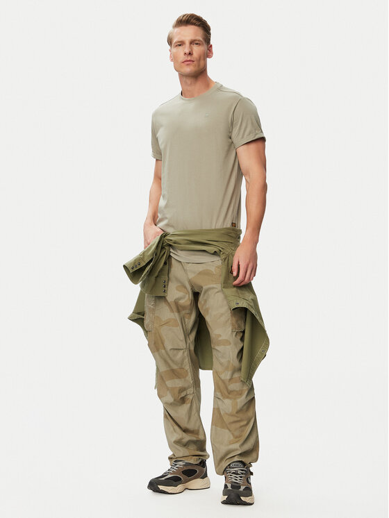 G-Star Raw G-Star Raw T-krekls Lash D16396-B353 Pelēks Regular Fit