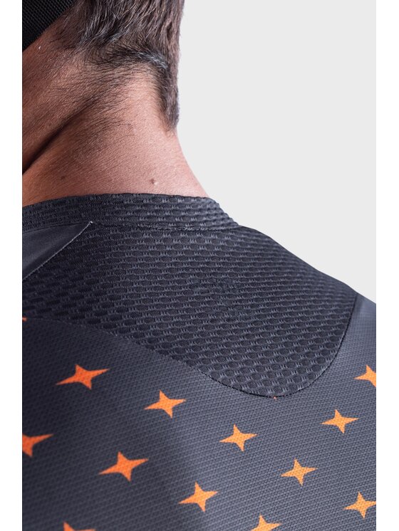 Alé Cycling Alé Cycling Koszulka rowerowa PR-R Stars Czarny Fitted Fit
