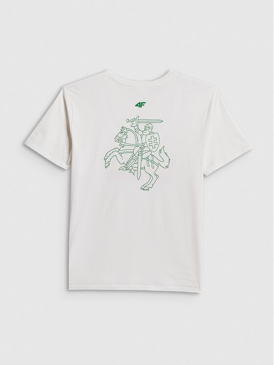 4F 4F T-Shirt TEAMWEAR Biały Regular Fit