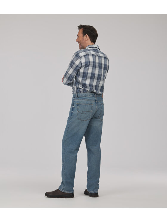 Lee Cooper Lee Cooper Jeansy SMITH Niebieski Relaxed Fit