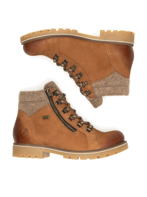 Remonte Remonte Schnürstiefeletten D7478-22 Braun