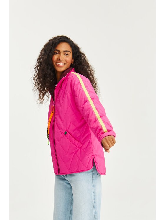 NAOKO NAOKO Prechodná bunda Poppy Punkberry Bordová Regular Fit