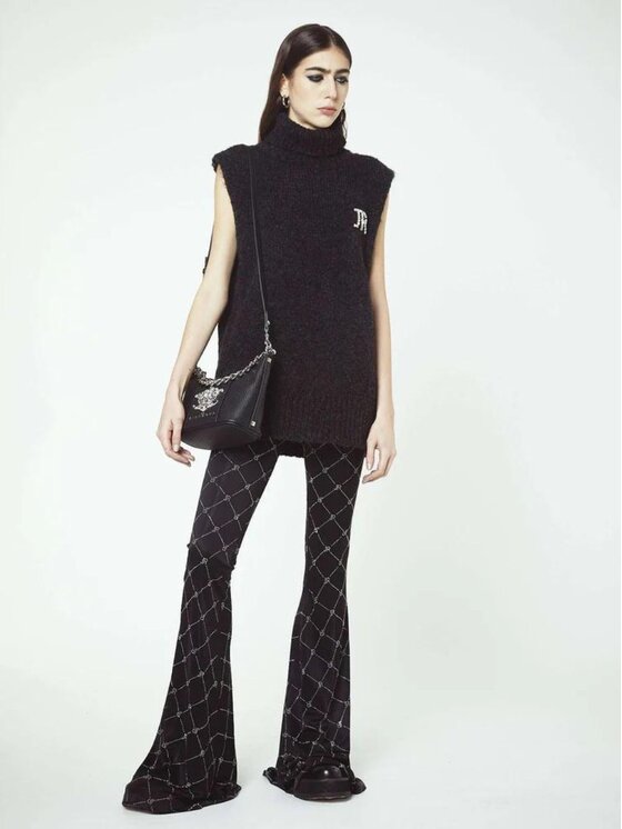 John Richmond John Richmond Gilet Gilet da donna John Richmond Nero Regular Fit
