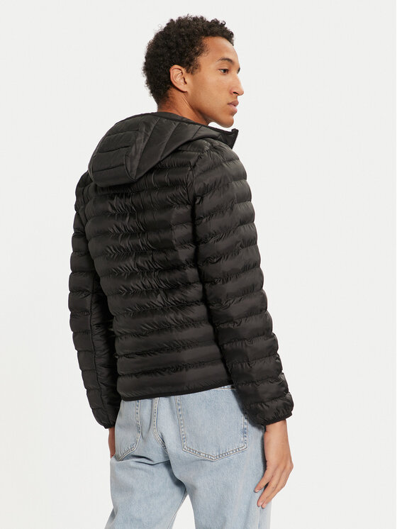 Lacoste Lacoste Μπουφάν μεταβατικό BH2909 Μαύρο Regular Fit