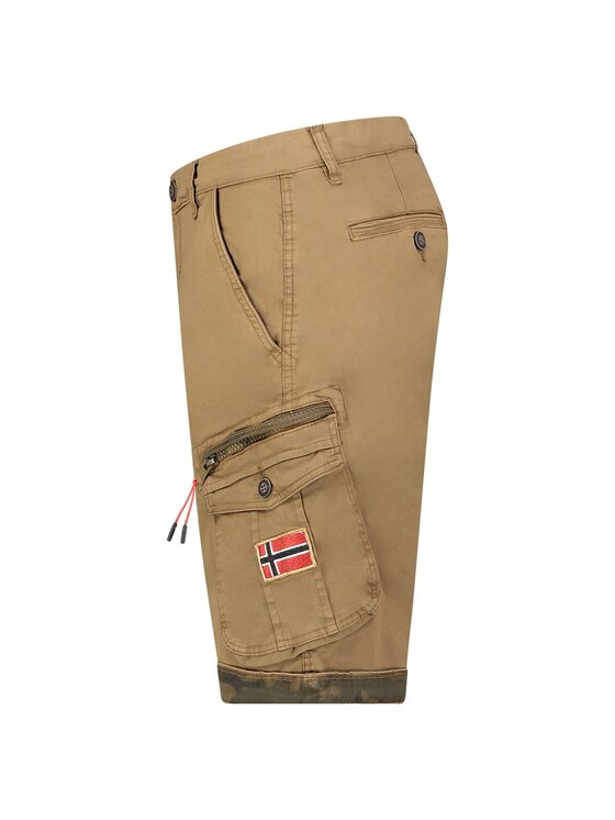 Geographical Norway Geographical Norway Bermudy SY1694H/GN-Kaki Khaki Regular Fit