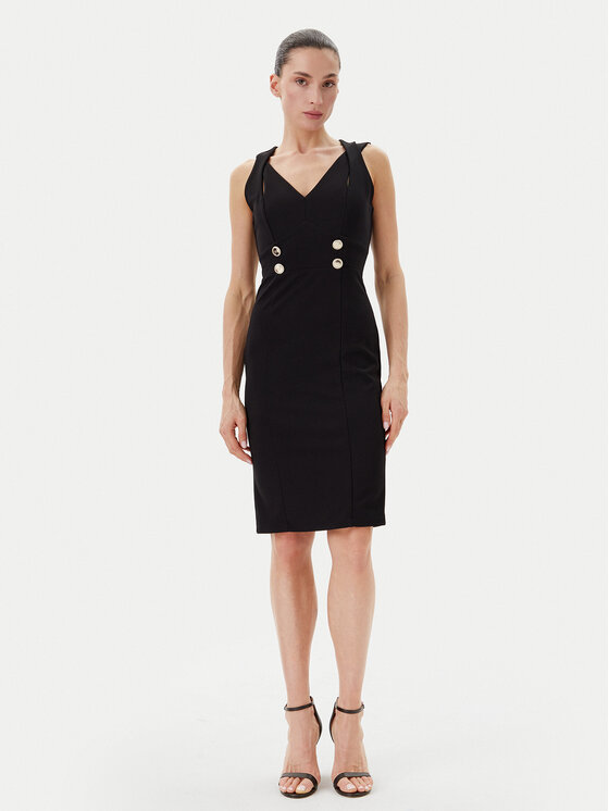 Rinascimento Rinascimento Coctailkleid CFC0019924002 Schwarz Regular Fit