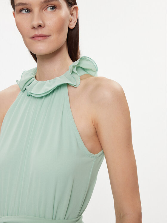 Kontatto Kontatto Rochie de seară SU301 Verde Regular Fit