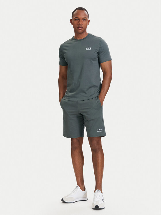 EA7 Emporio Armani EA7 Emporio Armani T-Shirt 8NPT25 PJVPZ U8085 Szary Regular Fit