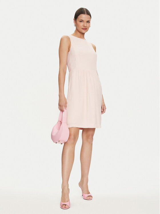 Armani Exchange Armani Exchange Kokteilinė suknelė 6DYA06 YN5TZ 14BQ Écru Regular Fit