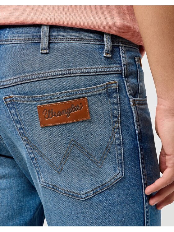 Wrangler Wrangler Jeansy Texas Slim Niebieski Slim Fit