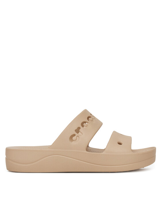 Crocs Crocs Şlapi BAYA PLATFORM SANDAL 208188-212 Bej