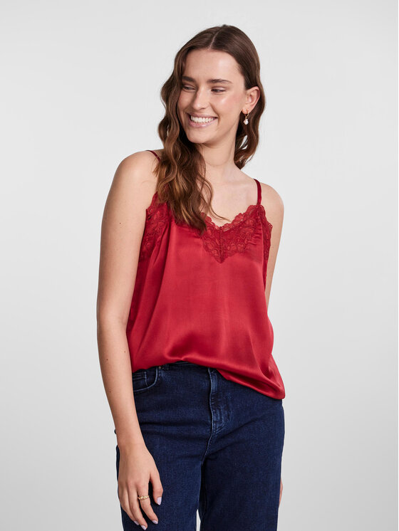 Pieces Pyžamo 17142952 Červená Regular Fit