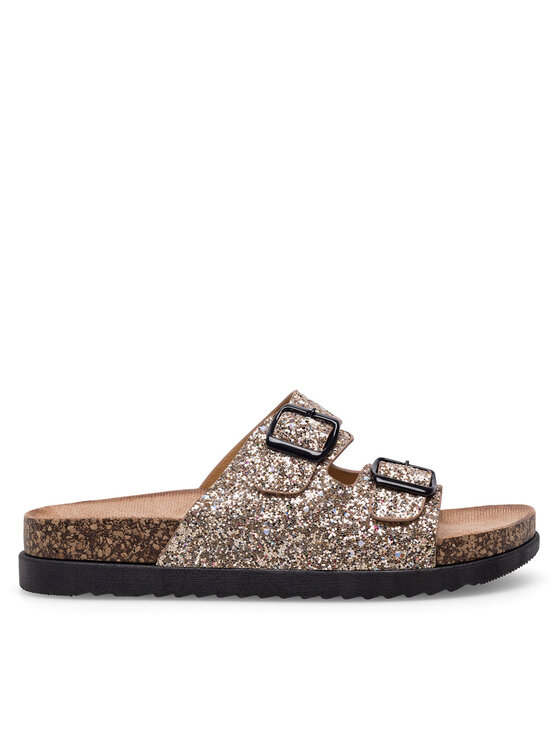 DeeZee DeeZee Pantoletten WFA2752-1 Goldfarben