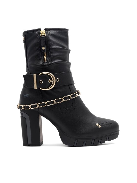 Mustang Mustang Škornji 1363-505 Črna