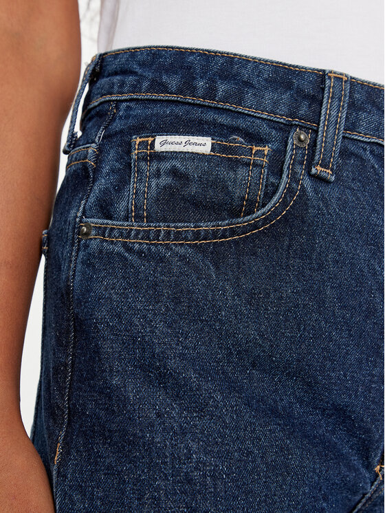 Guess Jeans Guess Jeans Τζιν W4YA0D D5CC2 Σκούρο μπλε Regular Fit