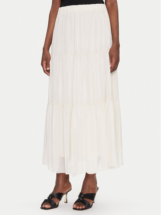 Dixie Dixie Maxi sukně G207W007A Béžová Regular Fit