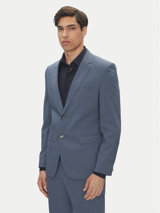 HUGO HUGO Garnitur Arti-Hesten253X 50545457 Niebieski Extra Slim Fit