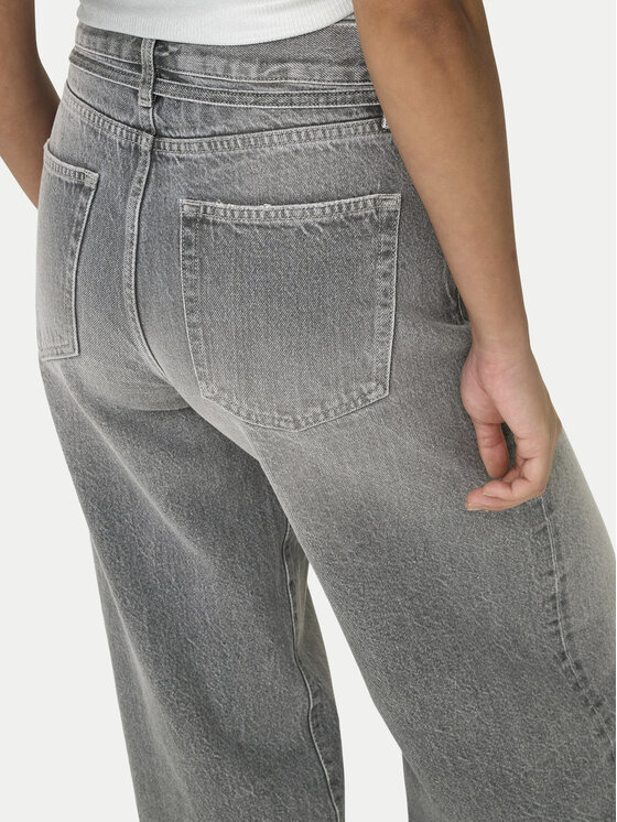 ONLY ONLY Jeansy Gianna 15338246 Szary Balloon Fit