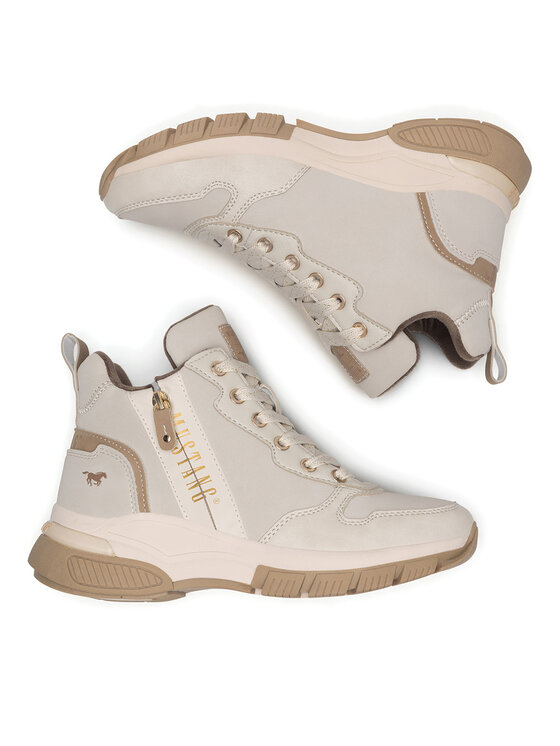 Mustang Mustang Schnürschuhe 1481-501 Weiß