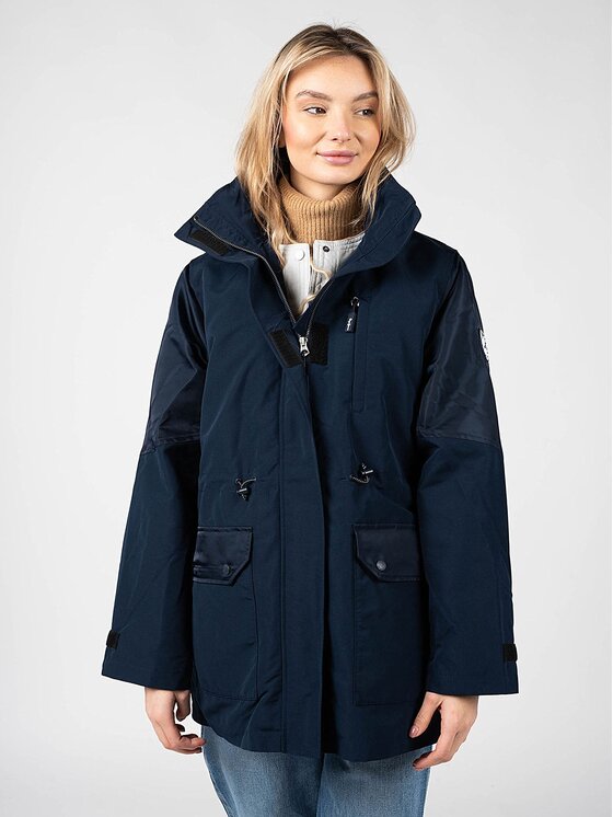 Pepe Jeans Pepe Jeans Μπουφάν μεταβατικό PL402016 | Frida Σκούρο μπλε Regular Fit