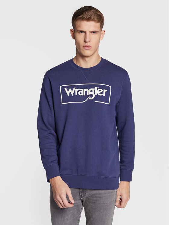 Wrangler Wrangler Felpa Frame Logo W662HAB51 112321426 Viola Regular Fit