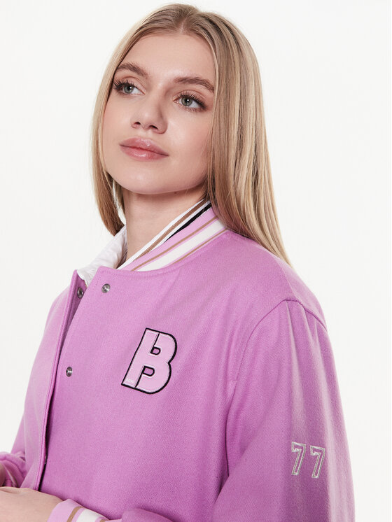 BOSS Boss Яке бомбър 50483272 Розов Relaxed Fit