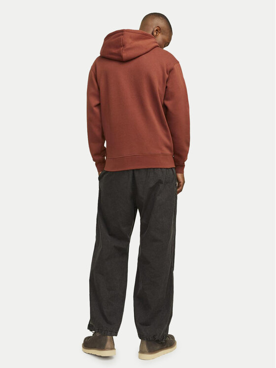 Jack&Jones Jack&Jones Majica dugih rukava Vesterbro 12241687 Smeđa Relaxed Fit