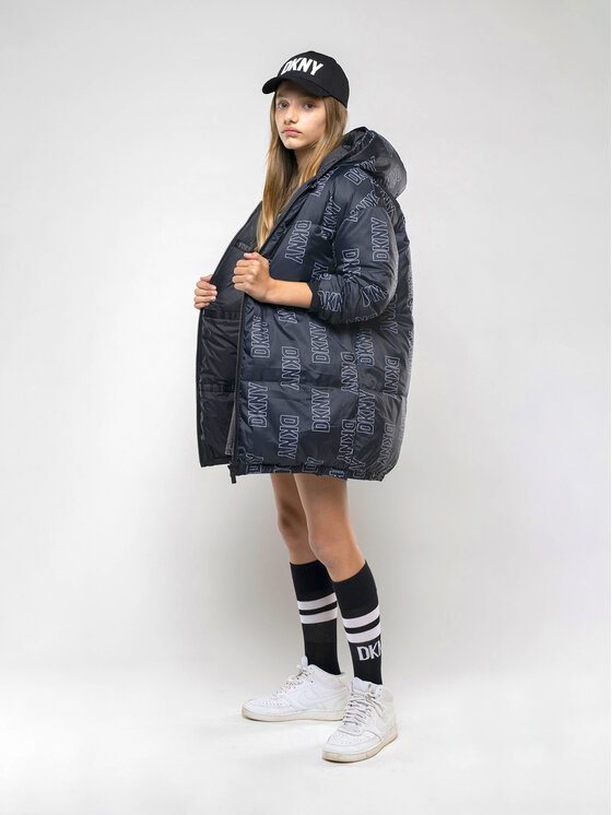 DKNY DKNY Μπουφάν χειμωνιάτικο D36687 S Μαύρο Regular Fit