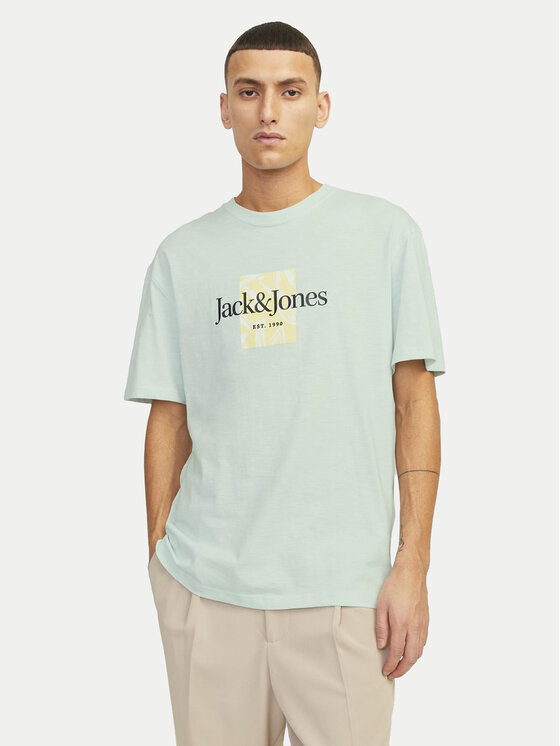 Jack&Jones Jack&Jones Marškinėliai Lafayette 12250436 Žalia Relaxed Fit