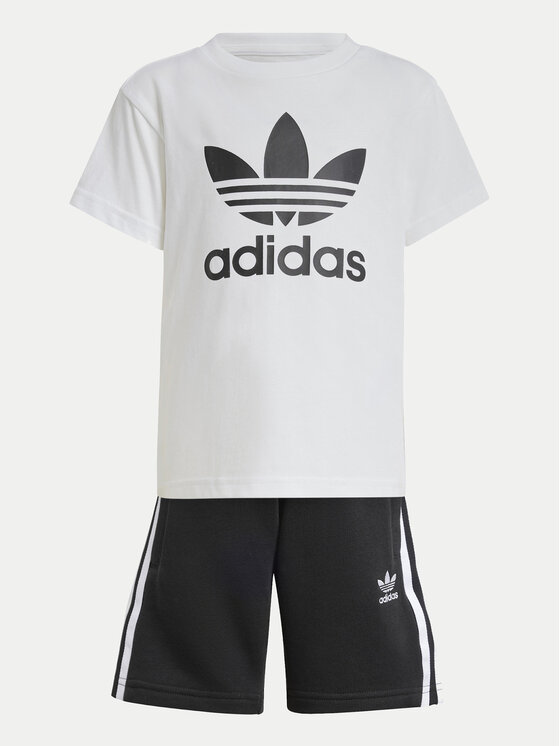 adidas adidas Súprava Tričko a šortky adicolor JE1613 Čierna Regular Fit