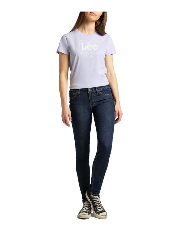 Lee Lee Jeansy L526EMYR Granatowy Skinny Fit