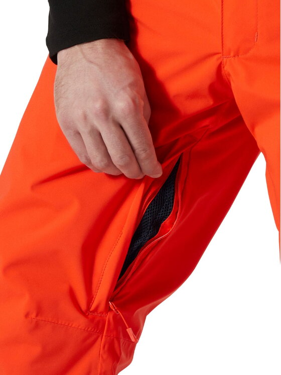 Helly Hansen Helly Hansen Spodnie narciarskie Legendary Insulated Pomarańczowy Basic Fit