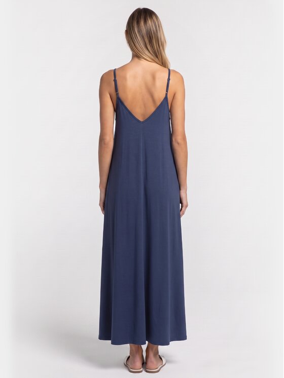 BASICLO BASICLO Sukienka codzienna W-2219-29 Granatowy Oversize