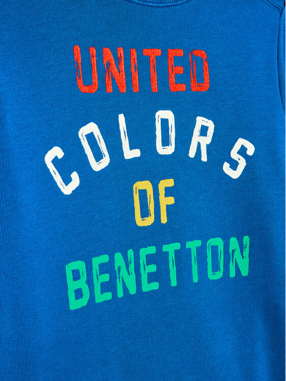 United Colors Of Benetton United Colors Of Benetton Pulóver 3J70G104B Kék Regular Fit
