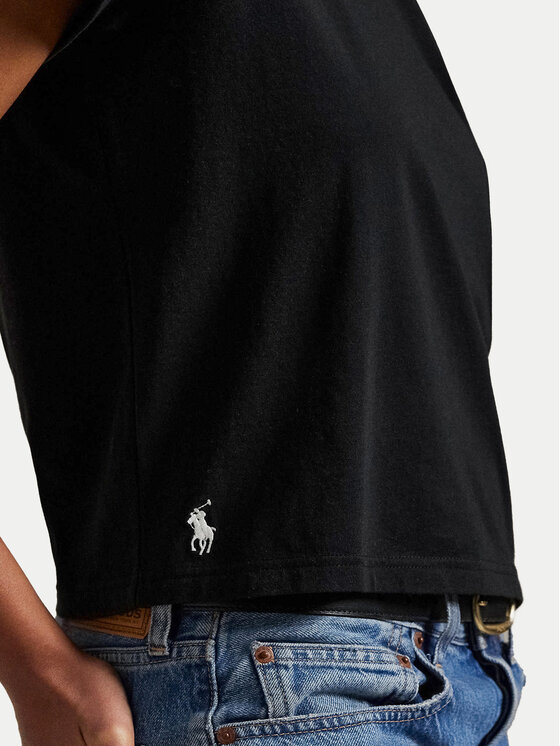 Polo Ralph Lauren Polo Ralph Lauren T-shirt 211967102002 Crna Classic Fit