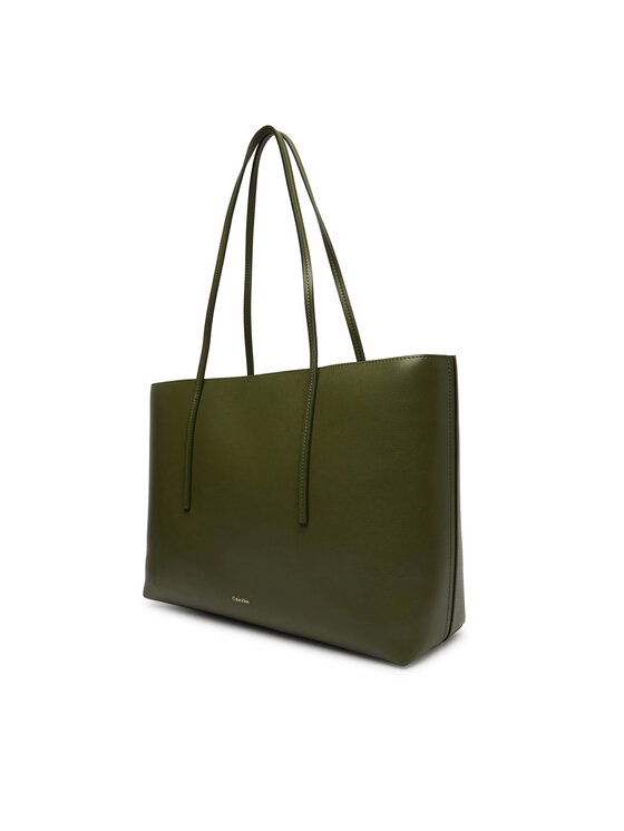 Calvin Klein Calvin Klein Torebka Foil Logo Tote W/Pouch LV04F3274G Zielony
