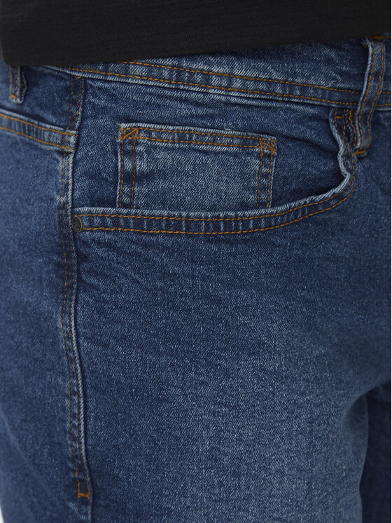 Blend Blend Kratke traperice 20716686 Plava Slim Fit
