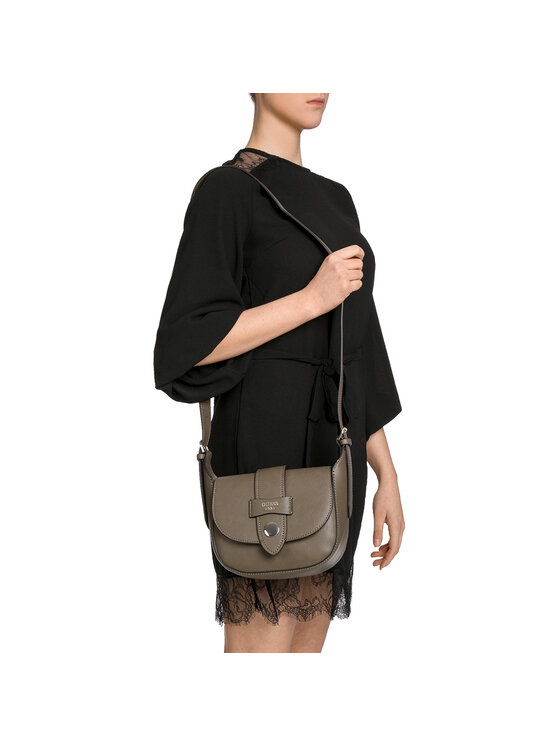 Guess Guess Ročna torba Shane Mini-Bag HWVG67 83780 Zelena