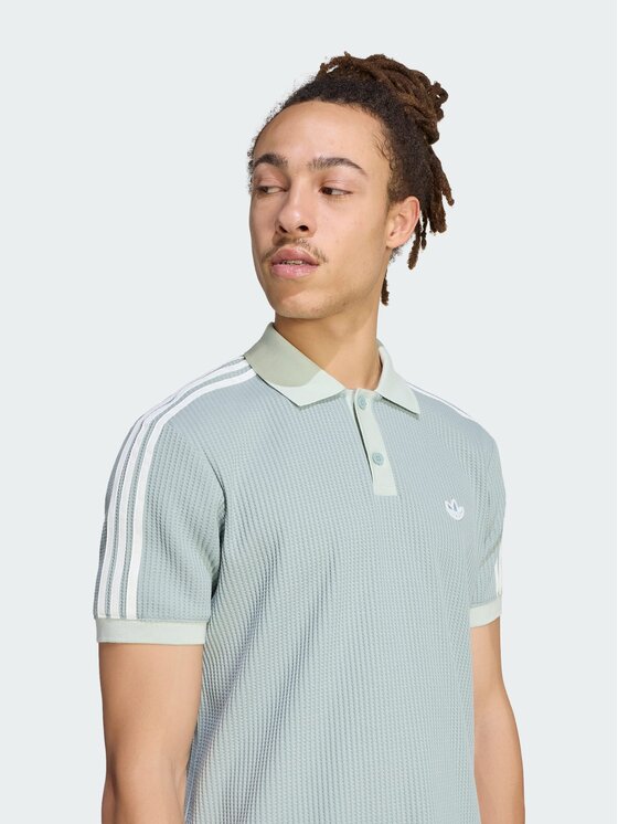 adidas adidas Polo 163931 Zielony Loose Fit