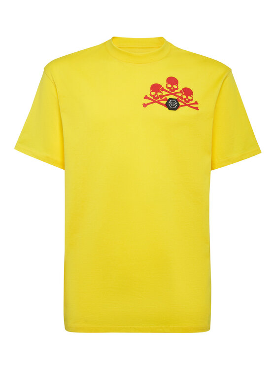 PHILIPP PLEIN PHILIPP PLEIN T-Shirt 209 Žlutá Regular Fit