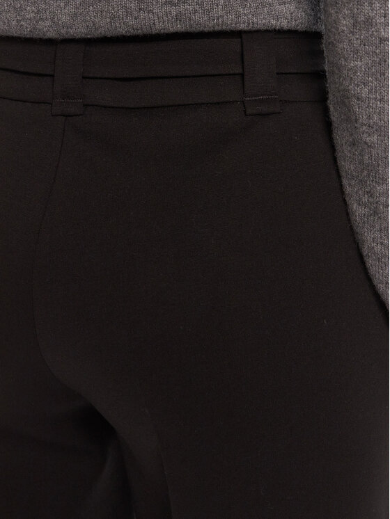 TWINSET TWINSET Παντελόνι υφασμάτινο 252TP2602 Μαύρο Flare Fit