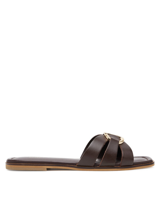 TWINSET TWINSET Klapki 251TGT090 Brązowy