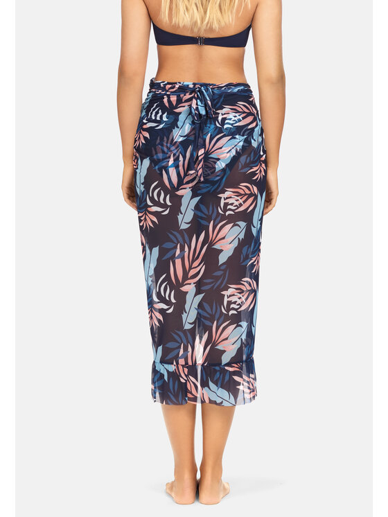 Miss Lou Miss Lou Pareo ML047 Blu scuro