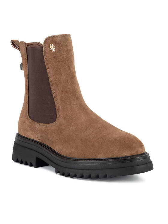 MEXX MEXX Kotníková obuv s elastickým prvkem MX/004C-WB Hnědá