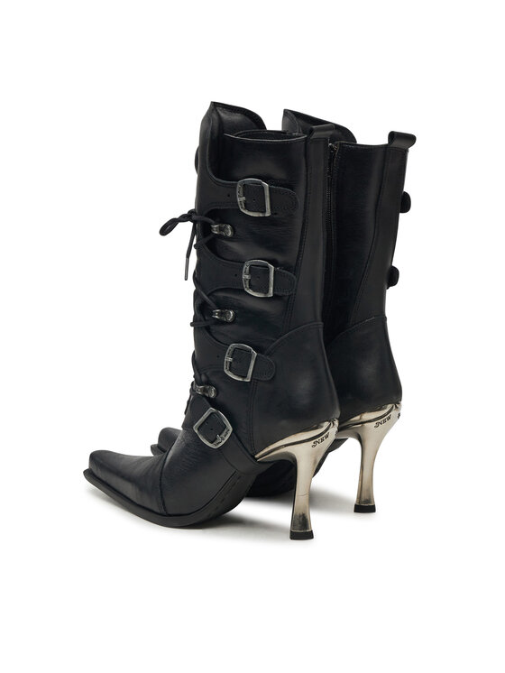 NEW ROCK NEW ROCK Čizme M-9373-S2 Crna