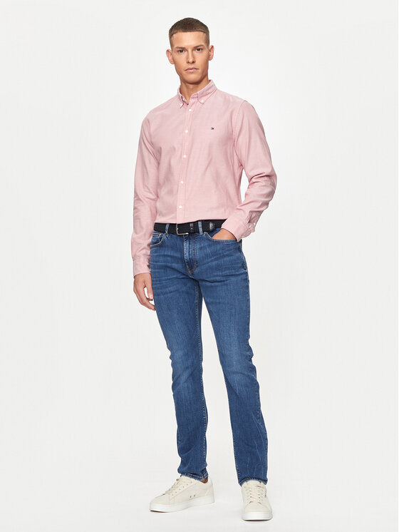 Tommy Hilfiger Džinsi Bleecker MW0MW18279 Tumši zils Slim Fit